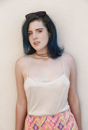 18 year old cuties Gigi Rivera & Teagan Summers strip down to socks on blanket